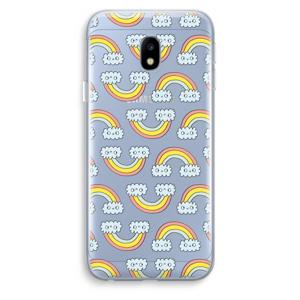 Regenboog: Samsung Galaxy J3 (2017) Transparant Hoesje