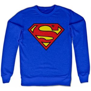 Sweater Superman logo blauw voor heren 2XL  -