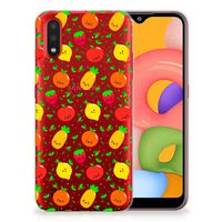 Samsung Galaxy A01 Siliconen Case Fruits