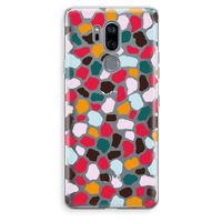 Colored Giraffe: LG G7 Thinq Transparant Hoesje