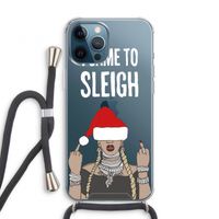 Came To Sleigh: iPhone 12 Pro Transparant Hoesje met koord Came To Sleigh: iPhone 12 Pro Transparant Hoesje met koord
