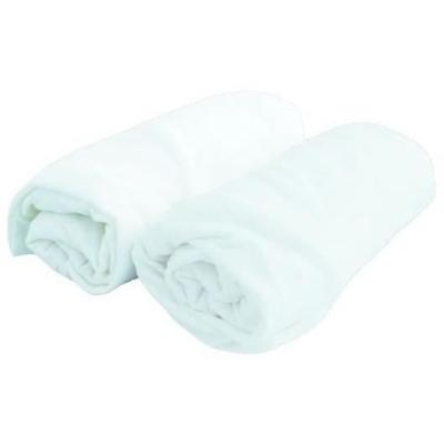 DOUX NID Set van 2 hoeslakens Wit 60x120 cm