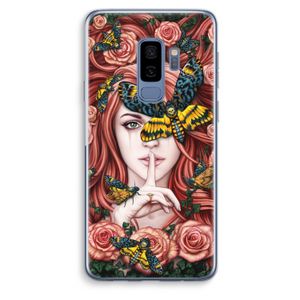 Lady Moth: Samsung Galaxy S9 Plus Transparant Hoesje
