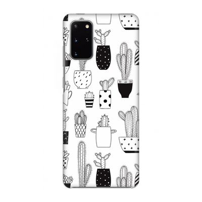 Cactusmotief: Volledig geprint Samsung Galaxy S20 Plus Hoesje