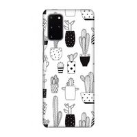 Cactusmotief: Volledig geprint Samsung Galaxy S20 Plus Hoesje