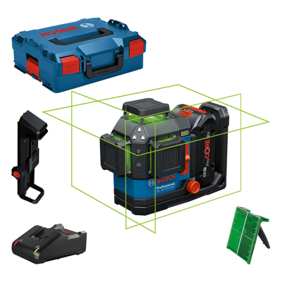 Bosch Blauw GLL 18V-120-33 CG Lijnlaser | 1x ProCORE 18V 4.0 Ah + Lader - 0601065100