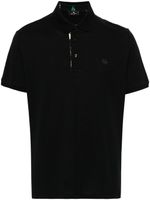 ETRO polo en coton à motif Pegaso brodé - Noir - thumbnail