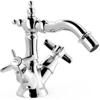 Bidetkraan Tres Clasic | Opbouw | Mengkraan | 2-knops | Vintage | Chroom