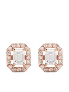 SHAY boucles d'oreilles Mini Me en or rose 18ct pavées diamants