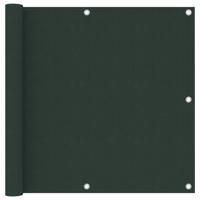 VidaXL Balkonscherm 90x400 cm oxford stof donkergroen