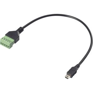 Renkforce USB 2.0 Adapterkabel [1x Mini-USB 2.0 B stekker - 1x Klemverbinding] RF-6443960 30 cm PVC-mantel