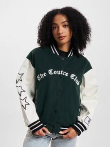 Couture Club Teddy Bear Varsity Jack Dames Groen - Maat XXS - Kleur: WitZwartGroen | Soccerfanshop