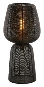 Light & Living Tafellamp 'Aboso' 54cm, kleur Mat Zwart