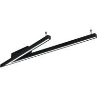 LED Plafondlamp - Cinque Cicanto - 1 Lichtpunt van 44 Watt - Dimbaar - Aanpasbare Lichtkleur - Mat Zwart - Metaal