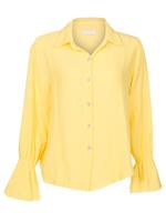 Blouse Wrinkled Geel Blouse Wrinkled Geel
