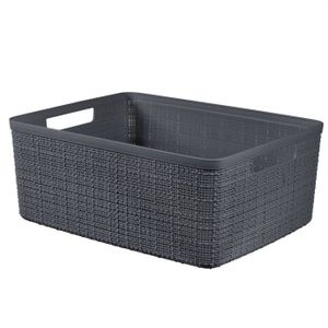 Curver Mand Jute Look 12L Antraciet
