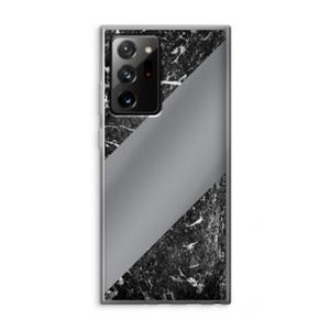 Zwart marmer: Samsung Galaxy Note 20 Ultra / Note 20 Ultra 5G Transparant Hoesje