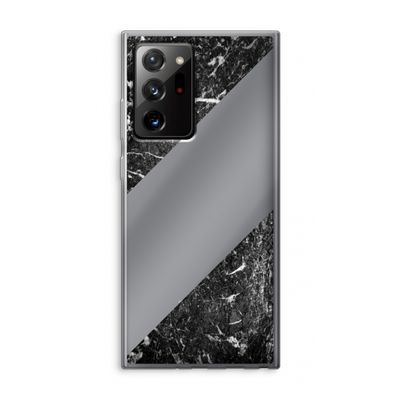 Zwart marmer: Samsung Galaxy Note 20 Ultra / Note 20 Ultra 5G Transparant Hoesje