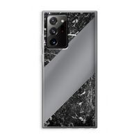 Zwart marmer: Samsung Galaxy Note 20 Ultra / Note 20 Ultra 5G Transparant Hoesje