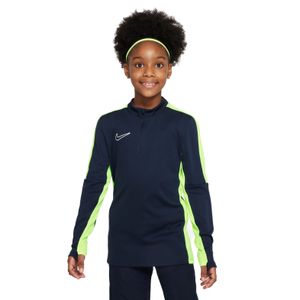 Nike Dri-FIT Academy 23 Trainingstrui 1/4-Zip Kids Donkerblauw Geel Wit