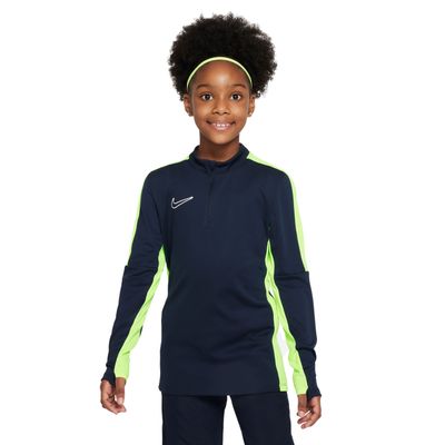 Nike Dri-FIT Academy 23 Trainingstrui 1/4-Zip Kids Donkerblauw Geel Wit
