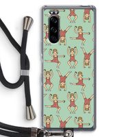 Gymboys: Sony Xperia 5 Transparant Hoesje met koord