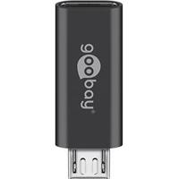 Goobay USB-micro naar USB-C adapter zwart - 9550415