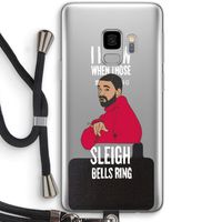 Sleigh Bells Ring: Samsung Galaxy S9 Transparant Hoesje met koord