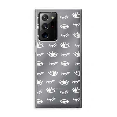 Eye pattern #3: Samsung Galaxy Note 20 Ultra / Note 20 Ultra 5G Transparant Hoesje