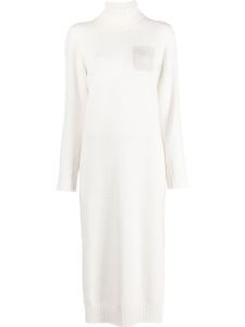 Peserico robe-pull à col roulé - Blanc