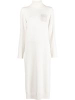 Peserico robe-pull à col roulé - Blanc