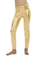Legging metallic goud