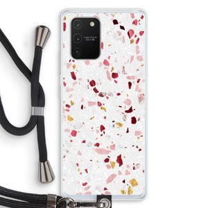 Terrazzo N°9: Samsung Galaxy S10 Lite Transparant Hoesje met koord