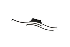 Trio PlafondlampRoute led 4000K zwart - R62473432