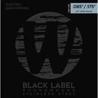Warwick Black Label 40250 DL 4 Stainless Steel Dark Lord 85-175 snarenset voor elektrische basgitaar
