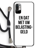 Belastinggeld: Xiaomi Redmi Note 10 5G Transparant Hoesje met koord