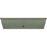 Jardiniere - GARDEN ID Terraflor - Verdigris 80 cm - Duurzaamheid - Waterreserve - Gerecycled en 100% recycleerbaar - Volume voor planten.