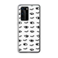 Eye pattern #2: Huawei P40 Pro Transparant Hoesje