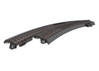 H0 Märklin C-rails (met ballastbed) 24771 Slanke wissel, Links 30 ° Met handbediening