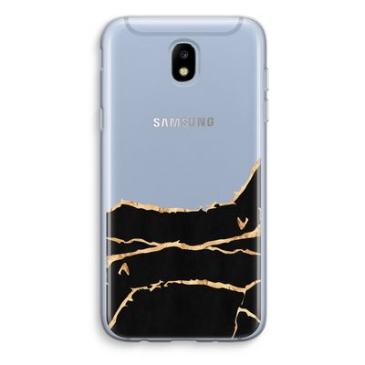 Gouden marmer: Samsung Galaxy J5 (2017) Transparant Hoesje