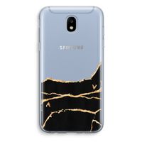 Gouden marmer: Samsung Galaxy J5 (2017) Transparant Hoesje