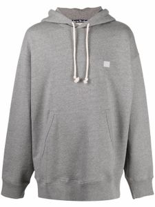 Acne Studios hoodie oversize à patch Face - Gris