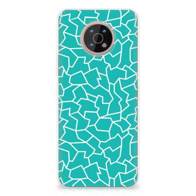 Nokia G50 | Hoesje maken | Cracks Blue