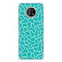 Nokia G50 | Hoesje maken | Cracks Blue