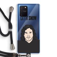 Let It Snow: Samsung Galaxy Note 10 Lite Transparant Hoesje met koord