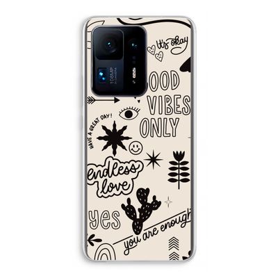 Good vibes: Xiaomi Mi Mix 4 Transparant Hoesje