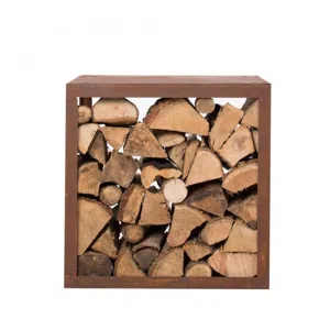 Houten opberg box Hodr 50 cm
- Red Fire 
- Kleur: Corten (Roest)  
- Afmeting: 50 cm x 50 cm x 40 cm