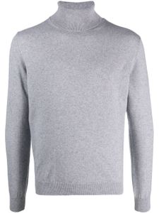 Cenere GB pull en maille fine à col roulé - Gris