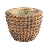 PTMD bloempot vikka goudkleurig 12 cm | 12 stuks