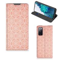 Samsung Galaxy S20 FE | Hoesje met Magneet | Pattern Orange